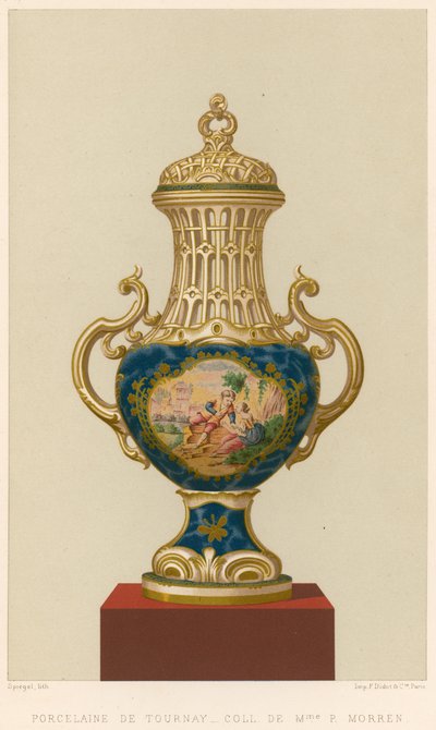 Porcellana di Tournay da Belgian School
