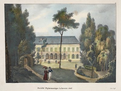 Società Filarmonica ad Anversa 1826 da Belgian School