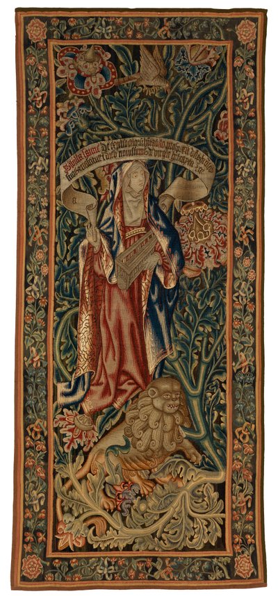 Arazzo, Sibylla Samla (uno di un set di sei Sibille comprendente 46.134 a 46.139) chiamato 