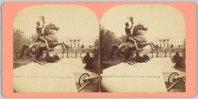 La colossale statua equestre in bronzo del Gen. Andrew Jackson da Bell and Brother
