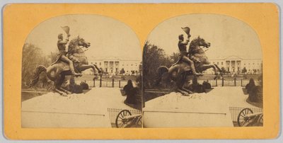 La colossale statua equestre in bronzo del Gen. Andrew Jackson da Bell and Brother