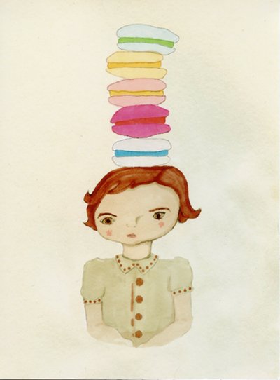 Ragazza Macaroon da Bella Larsson