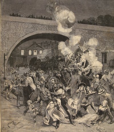La collisione del treno di Saint-Mande, da 
