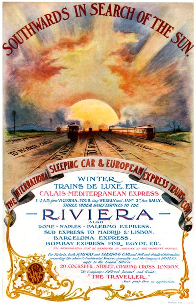 Verso sud alla ricerca del sole, 1905 da Bemrose