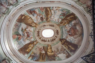 Volta con scene bibliche da Benedetto Crespi