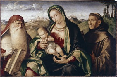 Madonna con Bambino tra i Santi Girolamo e Francesco da Benedetto (c.1460 1525) Diana