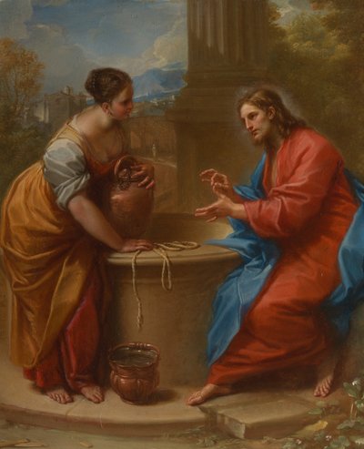 Cristo e la donna di Samaria da Benedetto Luti