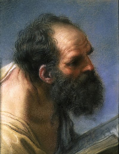 La Testa di un Apostolo da Benedetto Luti