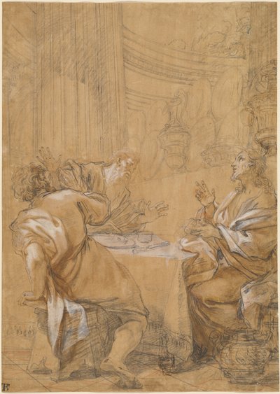 La cena di Emmaus da Benedetto Luti