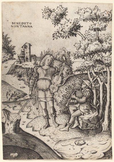 Apollo e Marsia da Benedetto Montagna