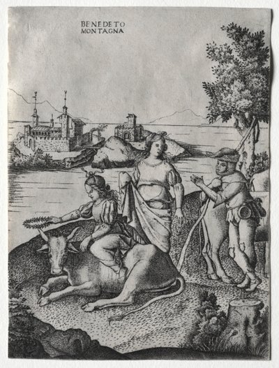 Il Ratto di Europa da Benedetto Montagna