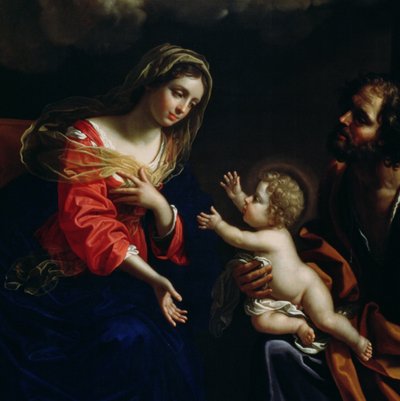 La Sacra Famiglia (dettaglio), 1682 da Benedetto the Younger Gennari