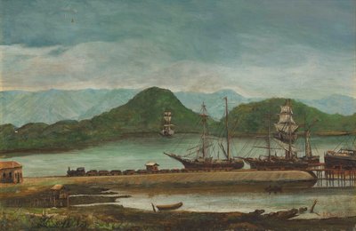 Benedito Calixto - Porto di Santos, SP, 1888 da Benedito Calixto