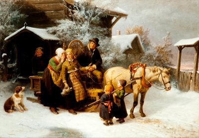 Partenza da casa (Scena dalecarliana) da Bengt Nordenberg