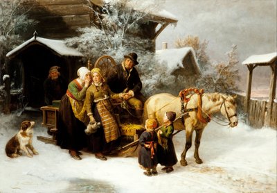 Lasciare casa (Scena dalecarliana) da Bengt Nordenberg