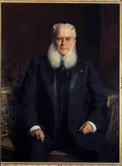 Ritratto di Alfred Chauchard (1821-1909), fondatore dei negozi del Louvre, collezionista, donatore dei Musei Nazionali da Benjamin  Constant
