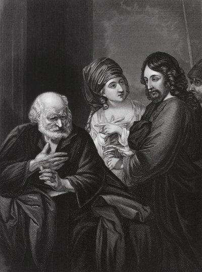 Pietro che rinnega Cristo da Benjamin (after) West