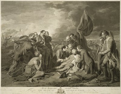 La morte del generale Wolfe, 1 gennaio da Benjamin (after) West