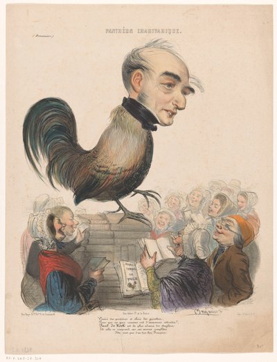 Caricatura di Paul de Kock da Benjamin