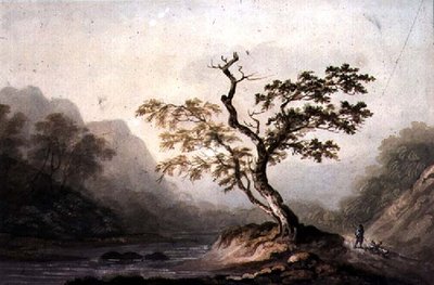 Paesaggio con fiume e montagne da Benjamin Barker