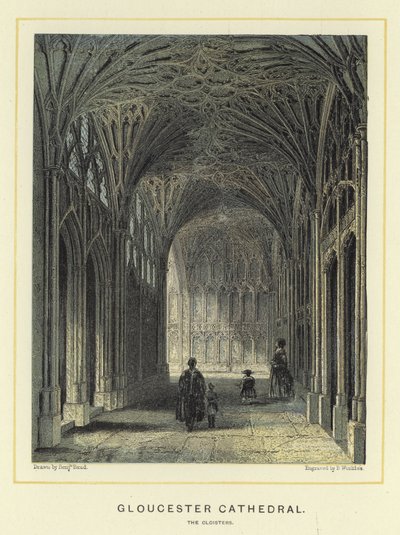 Cattedrale di Gloucester, i chiostri da Benjamin Baud