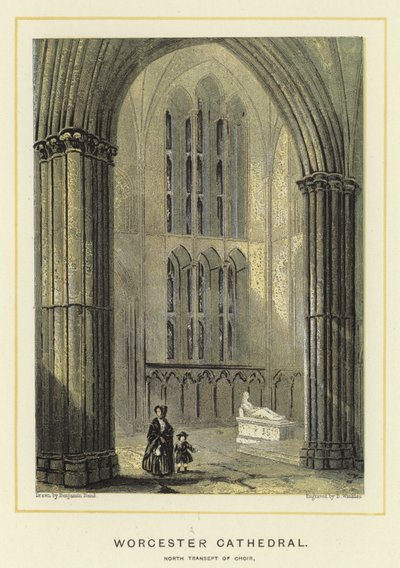 Cattedrale di Worcester, transetto nord del coro da Benjamin Baud
