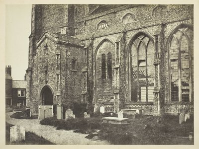 Lato sud della chiesa di Cromer da Benjamin Brecknell Turner