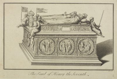 Vista della tomba di Enrico VII e della regina Elisabetta nella cappella del re nell