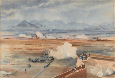Sortita delle truppe sudanesi della guarnigione anglo-egiziana prima dell