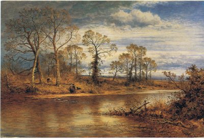 Un fiume inglese in autunno da Benjamin Eastlake Leader