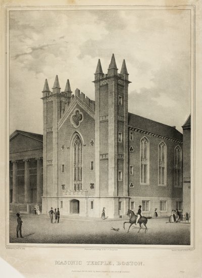 Tempio massonico, Boston da Benjamin F. Nutting