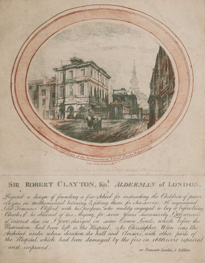 La facciata ovest della Scuola Matematica, Christ