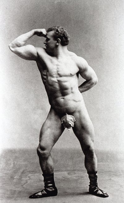Il culturista tedesco Eugen Sandow da Benjamin J. Falk