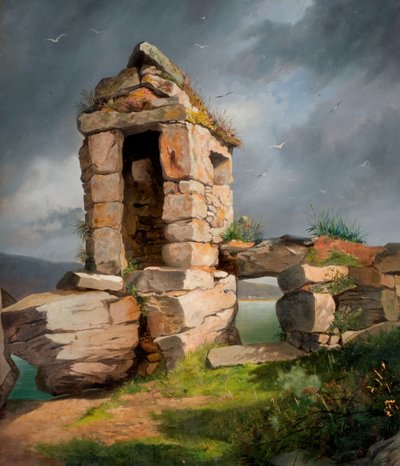 Rovine, Monte San Michele, Cornovaglia, 1858 da Benjamin Johnson