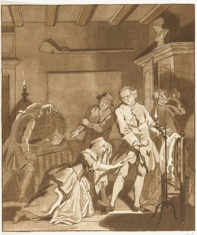 Scoperta di un amante (La falsa virtù scoperta) da Benjamin Martini