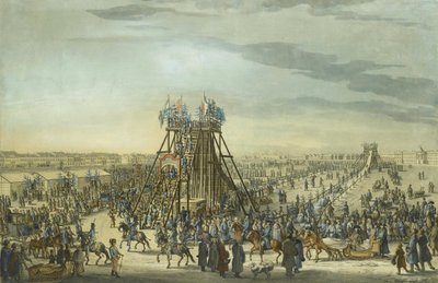 Caterina la Grande visita la Montagna di Ghiaccio a San Pietroburgo da Benjamin Paterssen