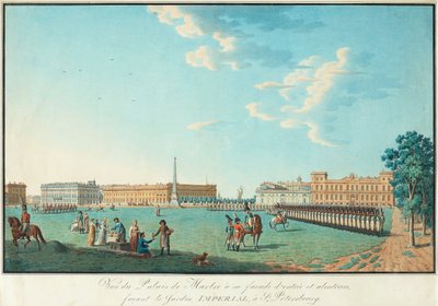 Il Palazzo di Marmo a San Pietroburgo, c. 1800 da Benjamin Paterssen