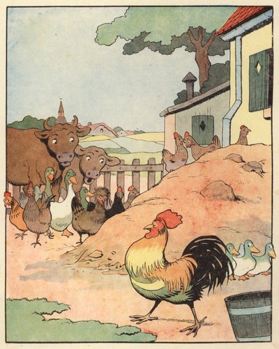 Illustrazione per Chantecler di Benjamin Rabier da Benjamin Rabier