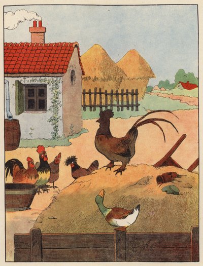 Illustrazione per Chantecler di Benjamin Rabier da Benjamin Rabier