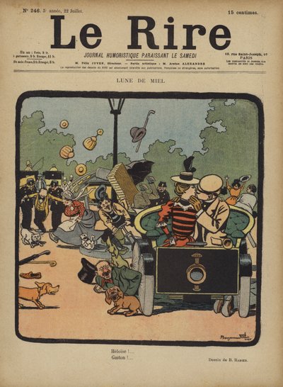 Illustrazione per Le Rire da Benjamin Rabier