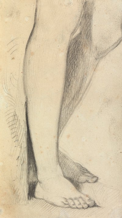 Studio di figura di gambe da Benjamin Robert Haydon