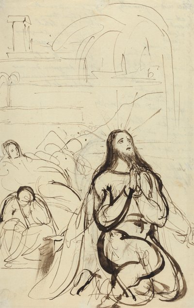 Studio per, Agonia nel Giardino da Benjamin Robert Haydon