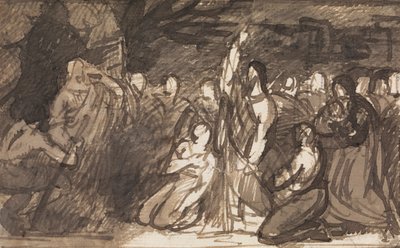 Studio di Cristo che resuscita Lazzaro da Benjamin Robert Haydon