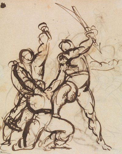 Studio di una battaglia da Benjamin Robert Haydon