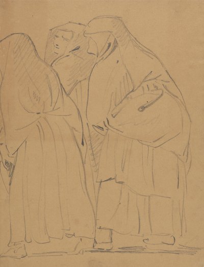 Studio di un Gruppo di Figure in Vesti, in Piedi da Benjamin Robert Haydon