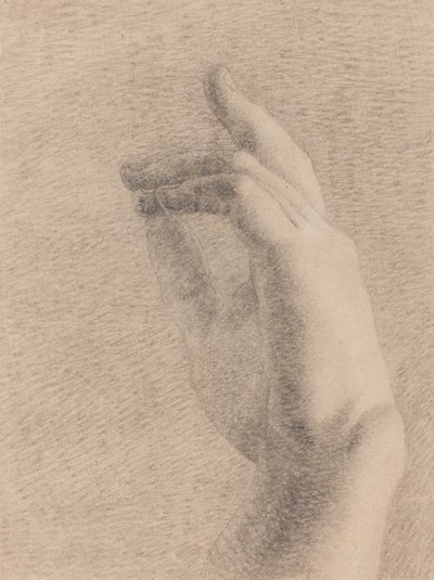 Studio di una mano [recto] da Benjamin Robert Haydon