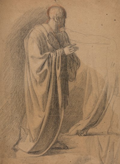 Studio di un Uomo in una Lunga Veste da Benjamin Robert Haydon