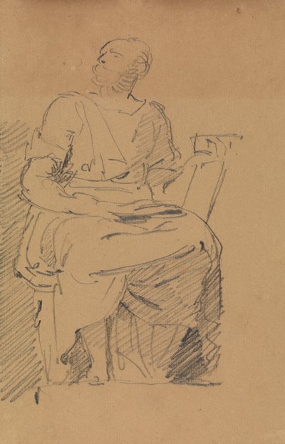 Studio di una figura seduta da Benjamin Robert Haydon
