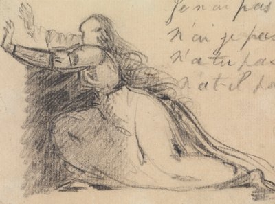 Studio di una donna che implora in ginocchio da Benjamin Robert Haydon