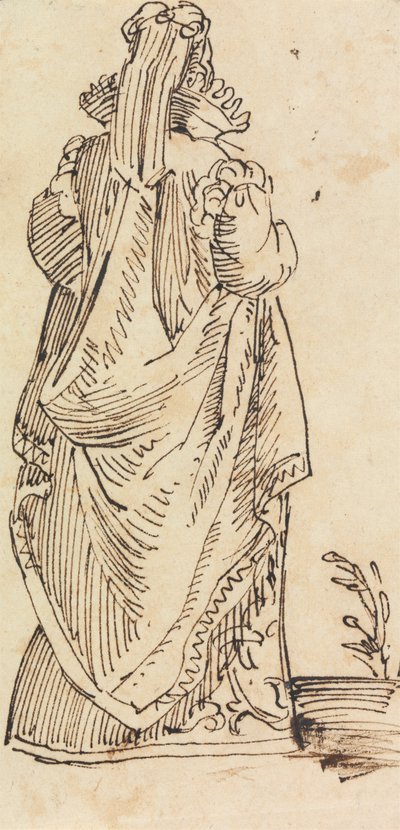 Studio di una donna, vista posteriore da Benjamin Robert Haydon